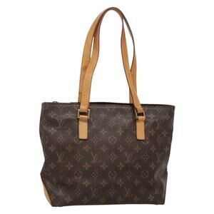 LOUIS VUITTON Monogram Cabas Piano Tote Bag M51148